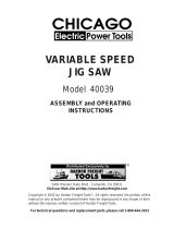 Chicago Electric 40039 Assembly And Operating Instructions Manual