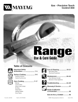 Maytag MGR5875QDS1 User manual