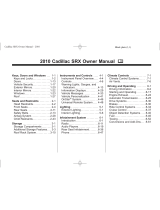 Cadillac SRX 2010 User manual