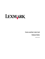 Lexmark X792 Release note