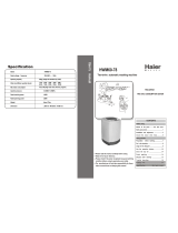 Haier HWM60-78 User manual