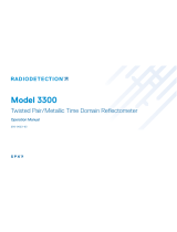 Radiodetection 3300 Operating instructions