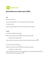 Aastra 6863i Quick Reference Manual