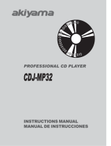 Akiyama CDJ-MP32 User manual
