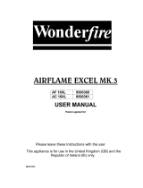 Wonderfire airflame excel mk.3 ac 18xl User manual