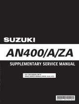 Suzuki 2009 AN400ZA Supplementary Service Manual
