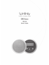Infinity ERS 610 Owner's manual