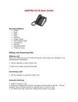 Aastra 9110 User manual
