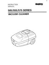 Sanyo 505 SERIES User manual