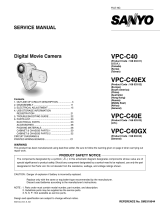 Sanyo XACTI VPC-C40E User manual