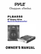 Pyle PLBASSB Owner's manual