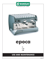 Rancilio Epoca S1 Use and Maintenance Manual