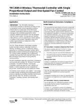 Johnson Controls TEC2045-4 Installation Instructions Manual