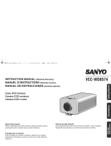 Sanyo VCC-WD8574 User manual