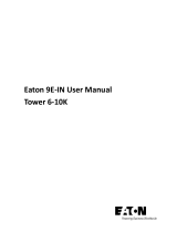 Eaton Tower EBM User manual