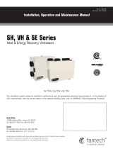 Fantech VH704 Installation, Operation and Maintenance Manual