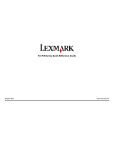 Lexmark Pro710 Series Quick Reference Manual