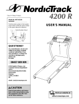 NordicTrack 4200r Treadmill User manual