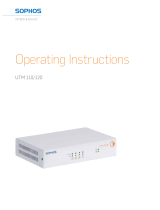 Sophos UTM 110 Operating instructions
