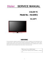 Haier HL32XK1 - 32" LCD TV User manual