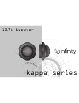 Infinity KAPPA series Operating instructions