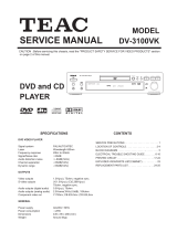 TEAC DV-3100VK User manual
