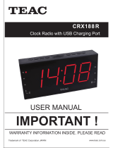 TEAC CRX188R User manual