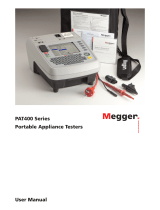 Megger PAT420 User manual