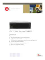 CRU Dataport Data Express DX175 User manual