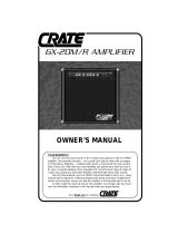 Crate GX-20M /R User manual