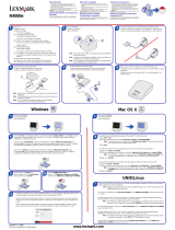 Lexmark N4000e - Print Server - USB Quick start guide