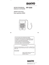 Sanyo RP-5200 User manual