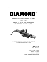 Diamond DBC-16H Operating And Safety Original Instructions