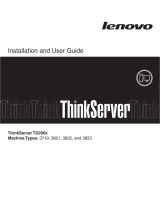 Lenovo ThinkServer TD200x Installation and User Manual