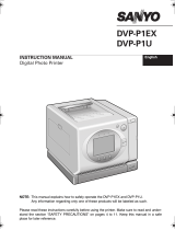 Sanyo DVP-P1EX User manual