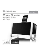 Brookstone iDesign Power Speaker User manual