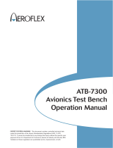 Aeroflex ATB-7300 Operating instructions