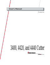 Intermec 3440 User manual