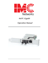 IMC Networks McPc-Gigabit Operating instructions