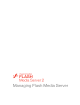 MACROMEDIA FLASH MEDIA SERVER 2 User manual