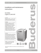 Buderus Logano G124X II/SP Installation And Maintenance Instructions Manual