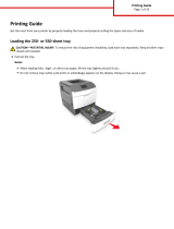 Lexmark MS810de Printing Manual