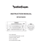 Rockford Fosgate RFX9700CD• User manual