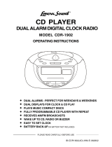Lenoxx CDR-1902 Operating Instructions Manual