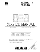 Aiwa NSX-SZ20 User manual