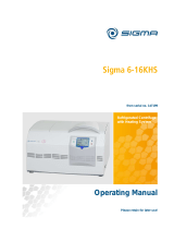 Sigma 6-16KHS Operating instructions
