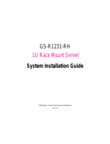Gigabyte GS-R1231-RH System Installation Manual