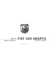 Fiat 2015 500 Abarth Owner's manual