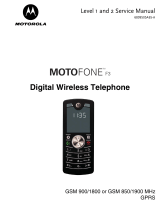 Motorola MOTOFONE F3 User manual