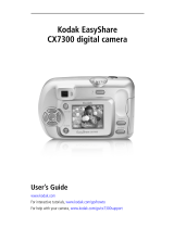Kodak CX7300 - EASYSHARE Digital Camera User manual